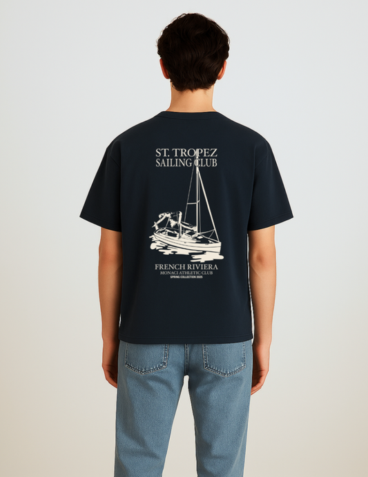 St. Tropez Sailing – Bleu Nuit Tee